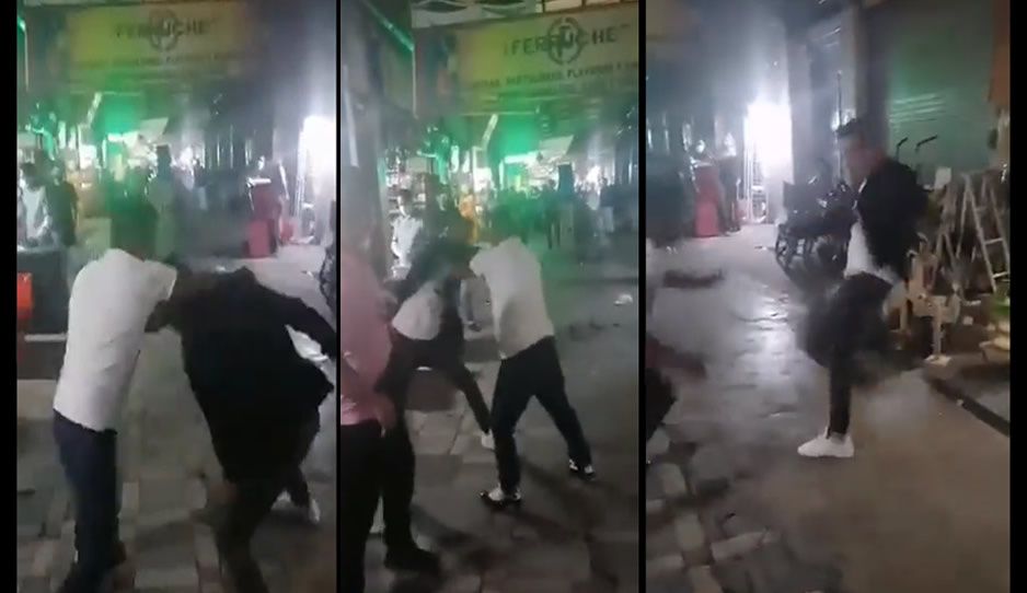 VIDEO: El club de la pelea llega a la Central de Abasto… se dieron a puño limpio