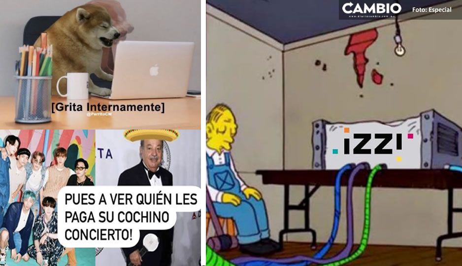 Tunden con memes a TotalPlay, Izzi y Telmex por fallas de internet en Puebla y otros 8 estados