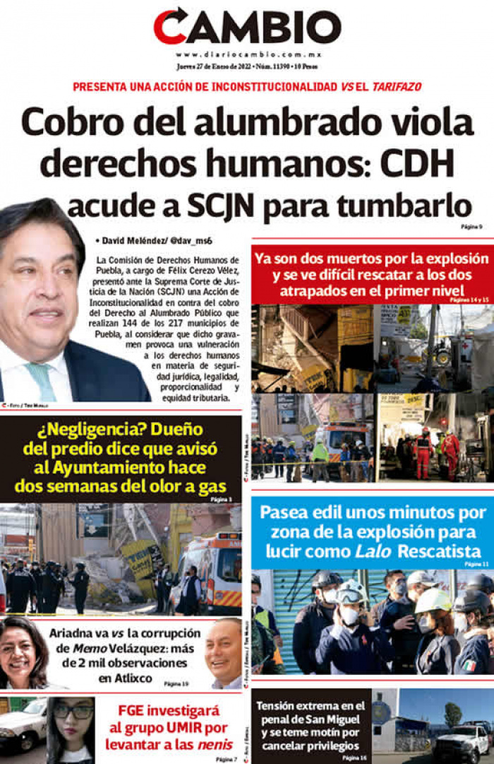 Cobro del alumbrado viola derechos humanos: CDH acude a SCJN para tumbarlo