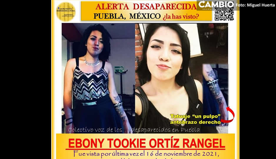 ¿La has visto? Ebony Tooki desapareció en Atlixco