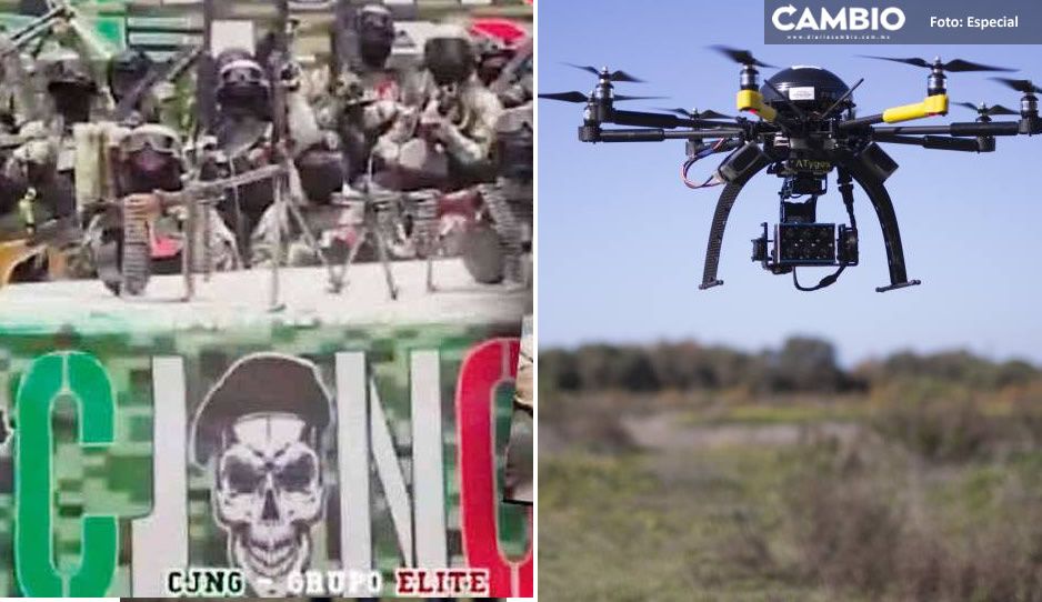 Con drones llenos de explosivos: CJNG ataca a policías en Michoacán