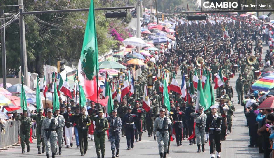 ¡Los más aplaudidos! Así fue el desfile de los alumnos del CENHCH por la conmemoración de 5 de Mayo (VIDEO)
