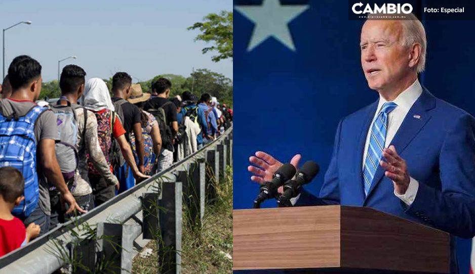 Migrantes se van de México; Biden informó que podrán ingresar a EU