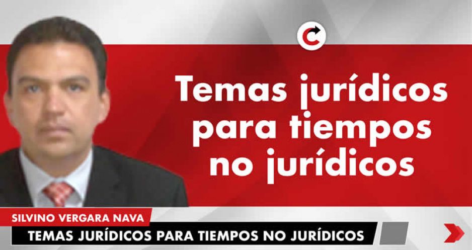 Temas jurídicos para tiempos no jurídicos