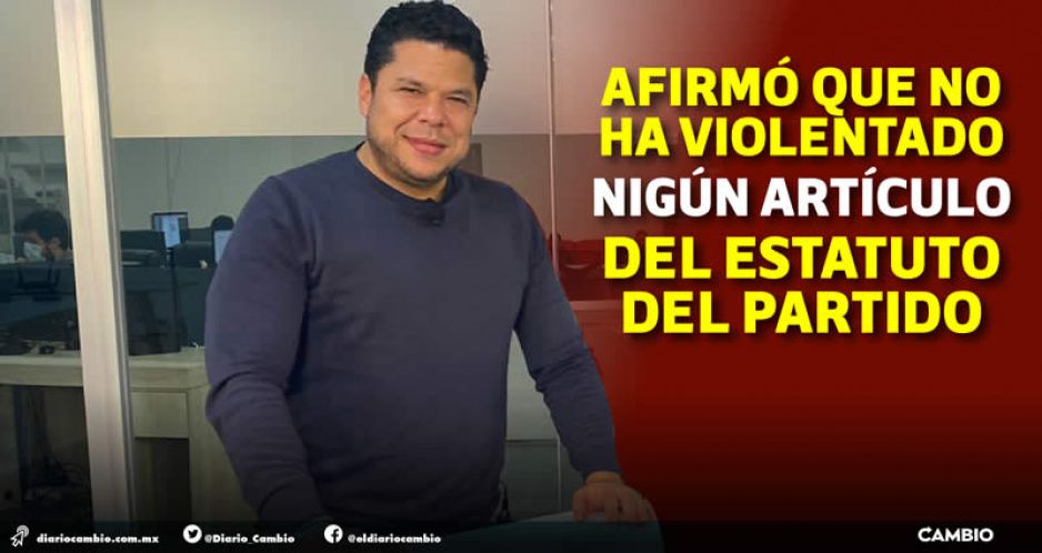 No me pueden expulsar porque yo apoyé a Morena: Gabriel Biestro (FOTOS Y VIDEO)