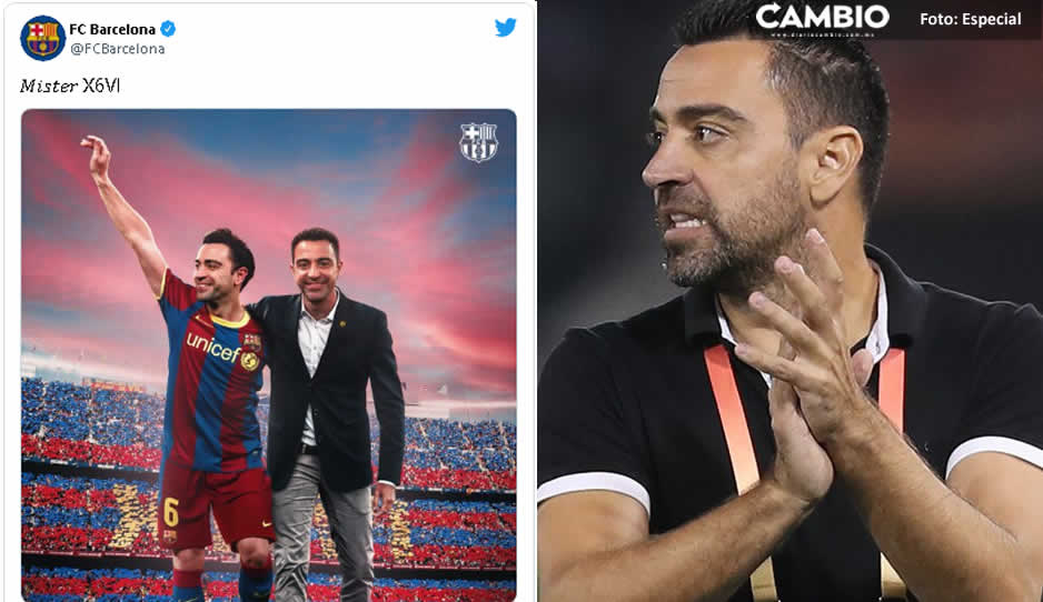 Oficial: FC Barcelona anuncia a Xavi Hernández como su nuevo entrenador