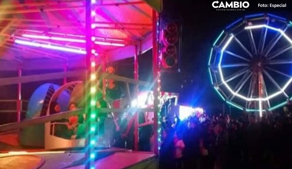 FOTO FUERTE: Padre de familia muere tras salir proyectado de un juego mecánico en una feria