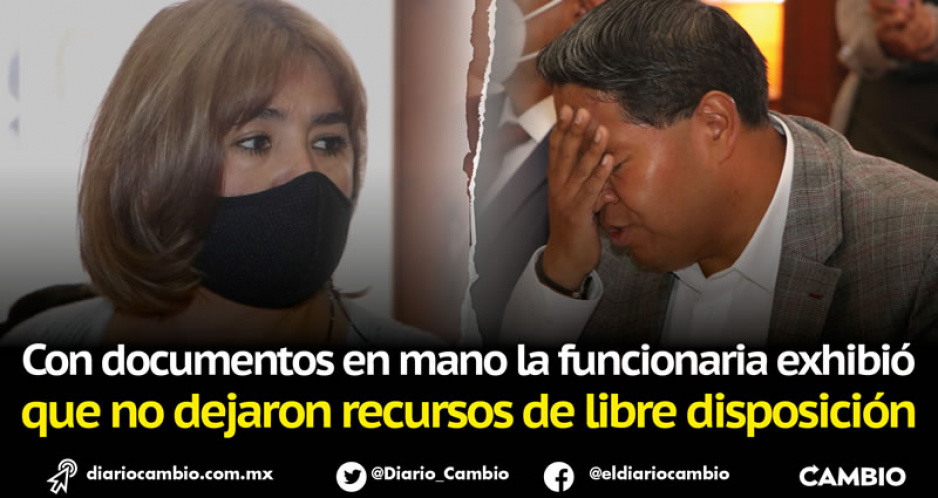 Tesorera municipal tunde a Leobardo Rodríguez y le demuestra que Claudia heredó un déficit presupuestal (FOTOS)