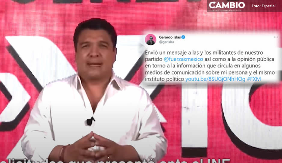 Con la soga en el cuello, reaparece Gerry Islas: no estoy prófugo y atendemos la denuncia del INE (VIDEO)