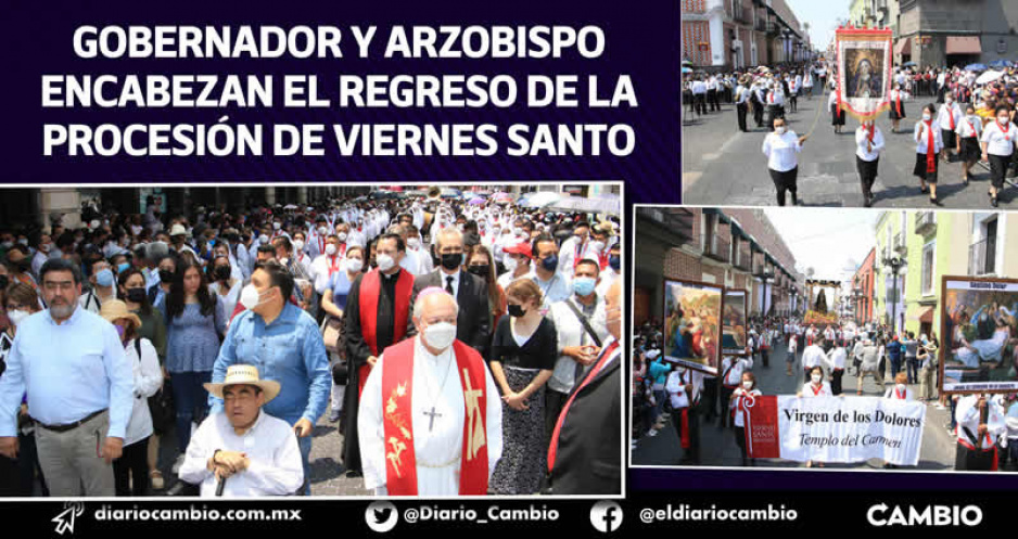 Regresa la Procesión del Silencio: Barbosa acude a la Catedral (FOTOS Y VIDEOS)