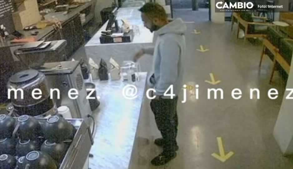¿Un billete falso? Ladrón se lleva sorpresa tras robar dinero de cafetería (VIDEO)