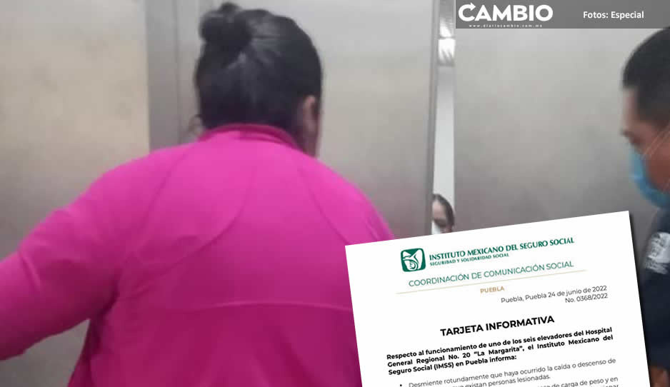Se desploma elevador en el Hospital del IMSS La Margarita: intentaron ocultarlo, pero hubo dos heridos (VIDEOS)
