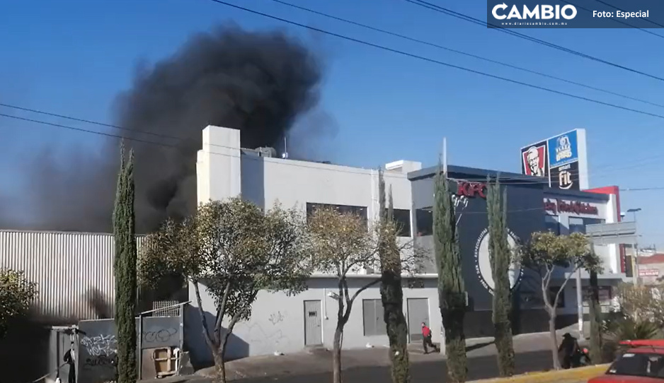 Se rostizan los pollos en KFC de Plaza Loreto: comensales salen corriendo ante incendio (VIDEO)