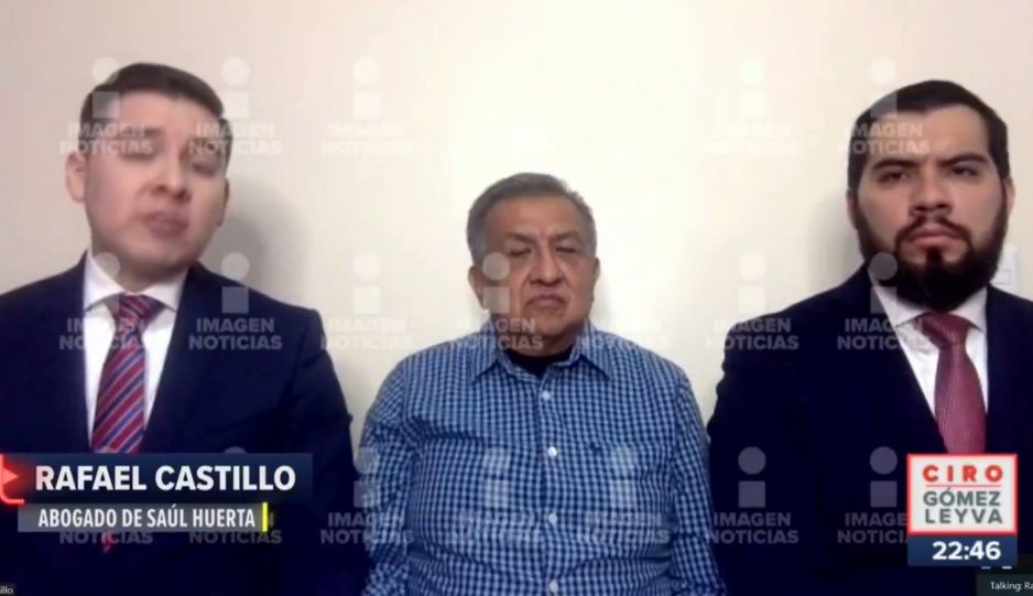 Saúl Huerta acepta la prisión preventiva, dice que no está prófugo (VIDEO)