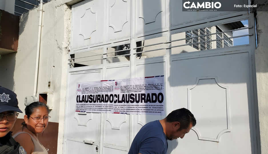 Clausuran bar clandestino en Tehuacán
