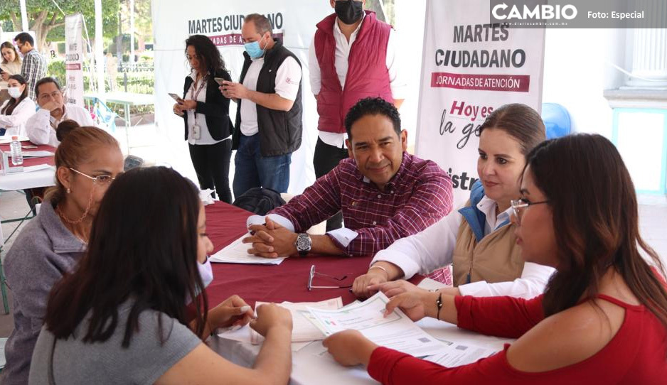 En Tepeaca se realiza martes ciudadano por parte de la Secretaría de Gobernación y Gobierno Municipal