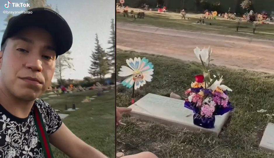 ¿VIDEO paranormal? Joven visita a su amiga muerta y habla con ella en el panteón