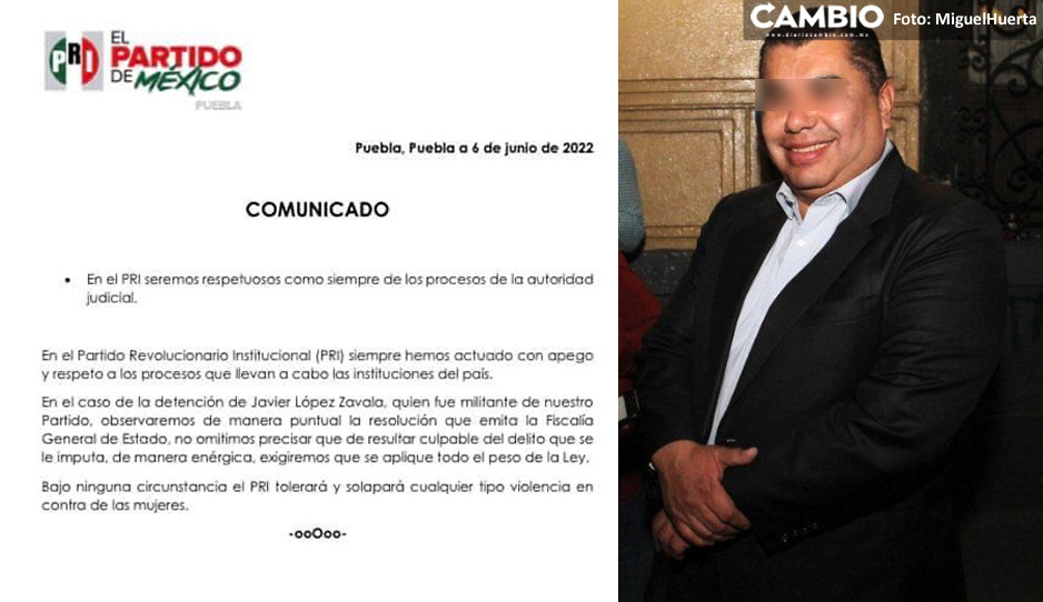 PRI se deslinda de Zavala; no lo reconocen como militante tras su detención