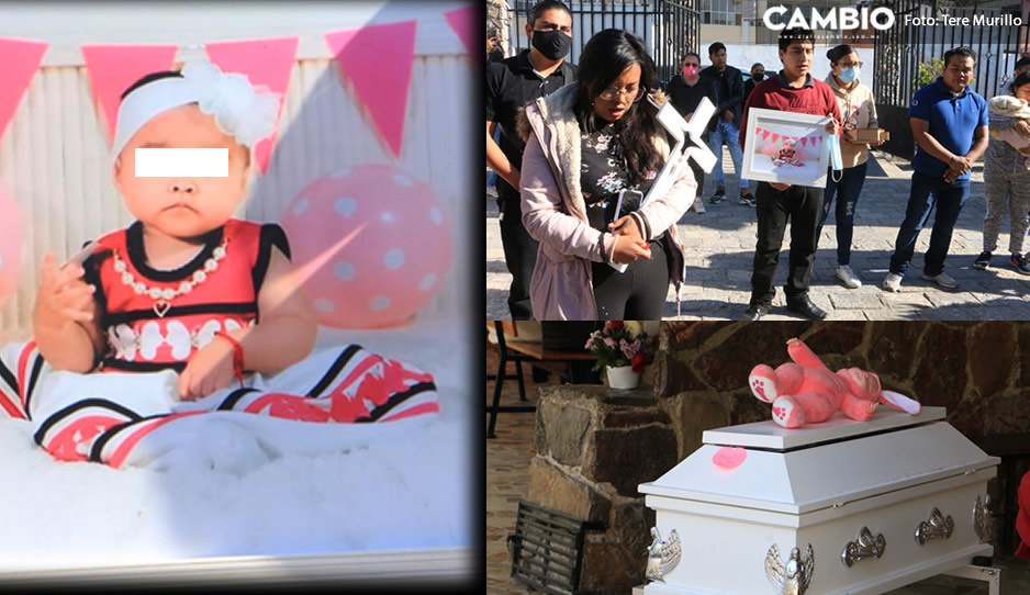 Con flores y canciones infantiles, despiden a la bebita Melany, víctima fatal del choque en la federal a Tlaxcala