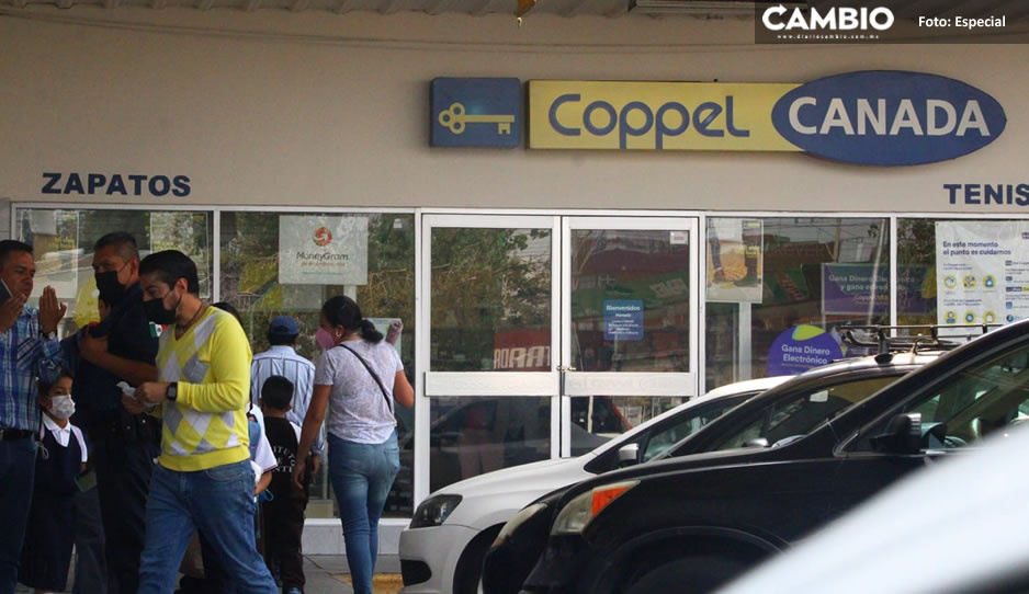 Golpean a empleado durante asalto a Coppel de Prolongación Reforma