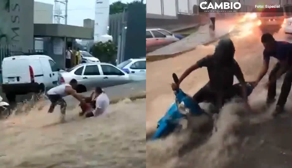 Ciclón Julia provoca inundaciones en Acapulco; suspenden actividades escolares (VIDEOS)