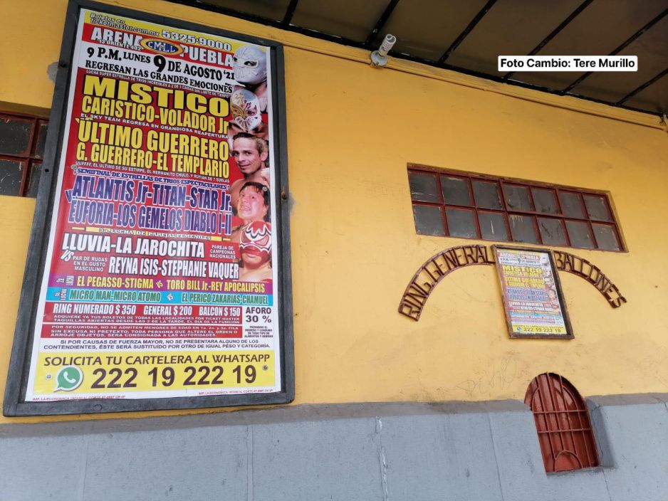 ¡Lucharán hasta contra el COVID! Lista la cartelera del lunes para el regreso de la Arena Puebla (VIDEO)