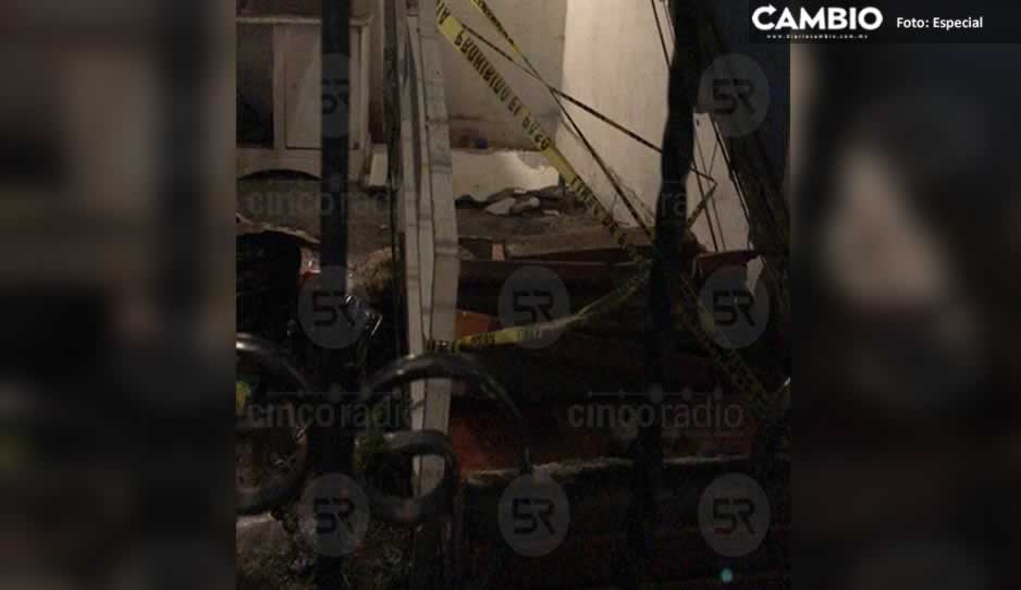 Colapsan escaleras de un edificio en Loma Bella; hay dos lesionados