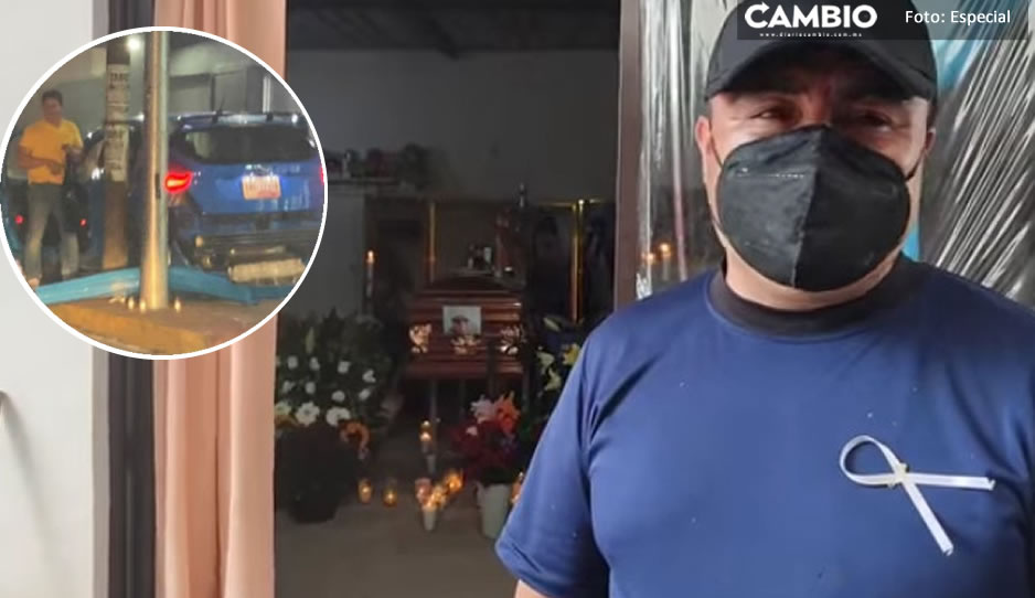 Familiares de pareja atropellada por conductor ebrio exigen justicia, en San Pedro Cholula