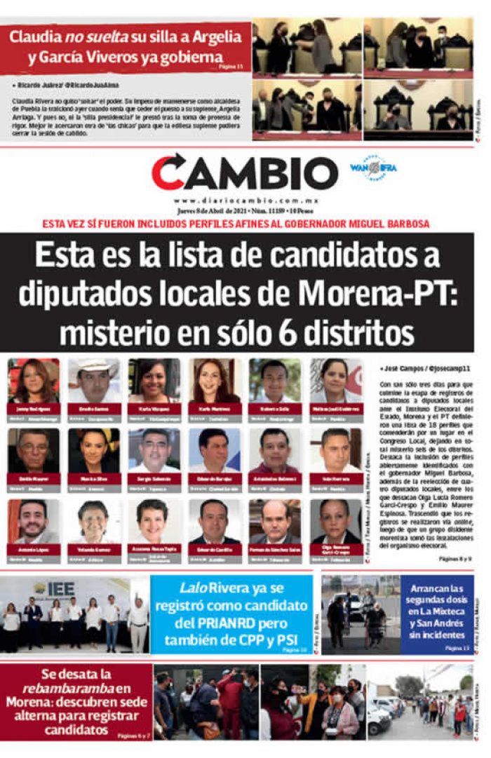 Esta es la lista de candidatos a diputados locales de Morena-PT: misterio en sólo 6 distritos