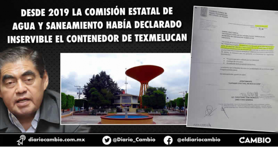 CEAS diagnosticó como inservible el tanque elevado de San Martín que se desplomó: MBH (VIDEO)