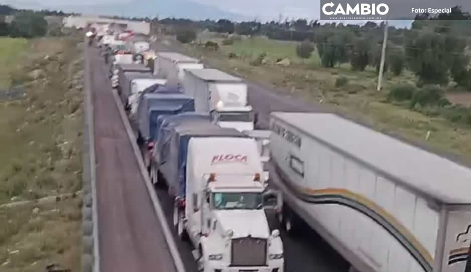 Continúa cerrada la autopista Puebla-Orizaba con sentido a Veracruz