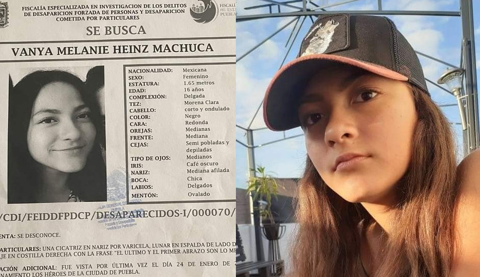 Desaparece Vanya Melanie Heinz de 16 años en Los Héores ¡ayuda a encontrarla!