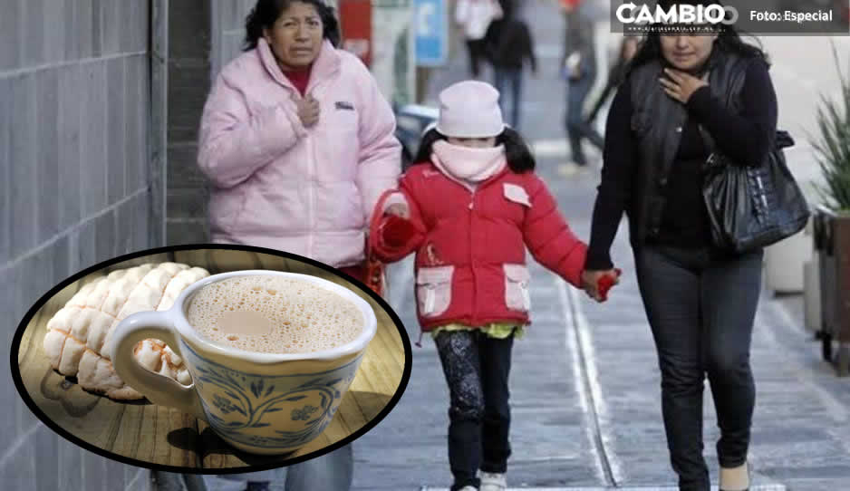 ¡Alista el pancito con café! Prevén más frío y lluvias en Puebla