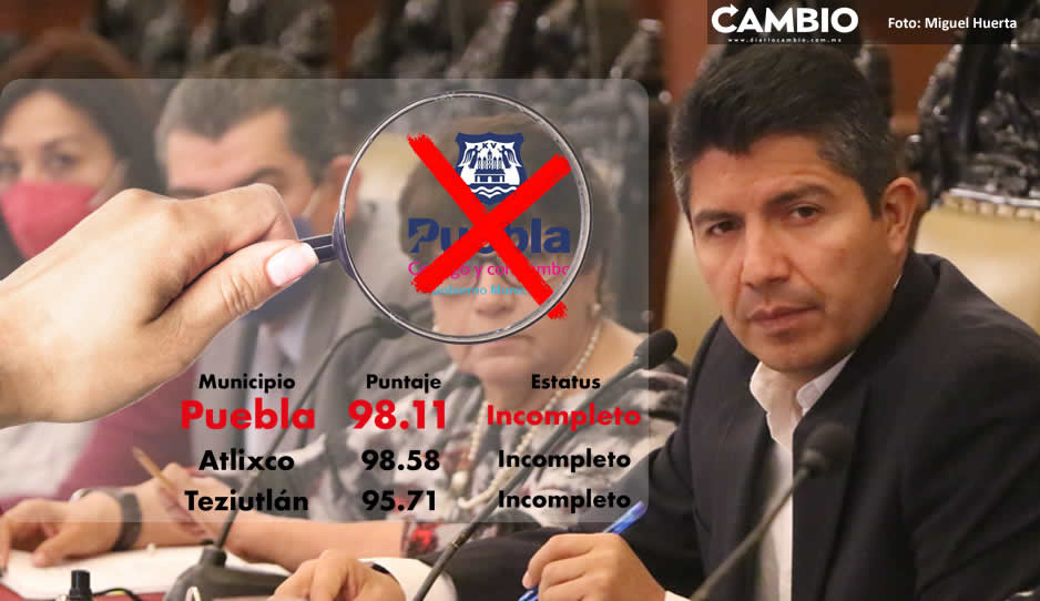 Gobierno de Lalo encabeza lista de municipios opacos, según el Itaipue