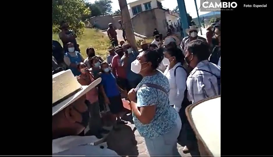 Ciudadanos impiden la entrega–recepción en Ahuehuetitla, acusan fraude electoral