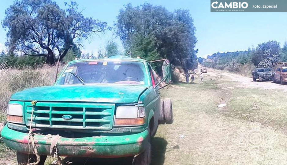 Policía Estatal asegura dos pipas con gas LP en Tlahuapan