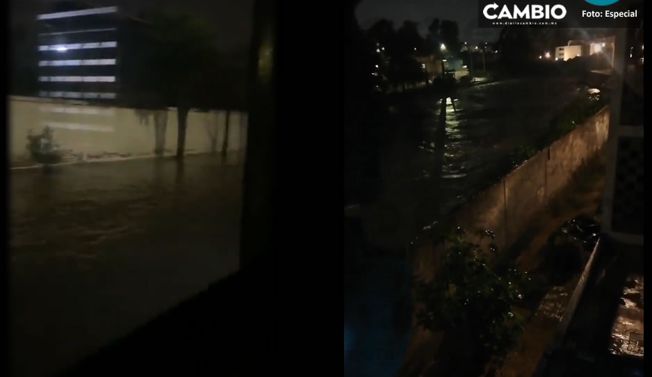 Reportan inundaciones en las colonias Clavijero, Rivera Anaya y Bosques (VIDEOS)