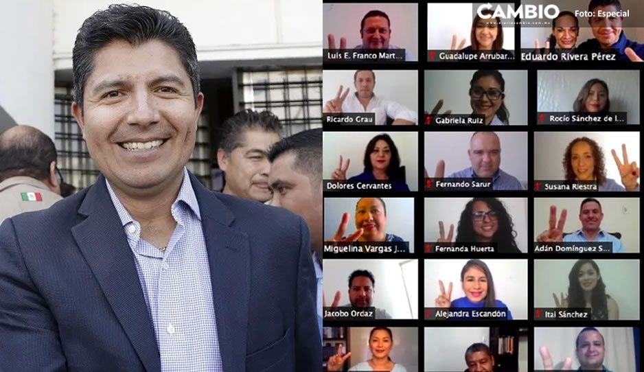 Lalo Rivera formaliza registro como aspirante a la alcaldía de Puebla; presenta su planilla