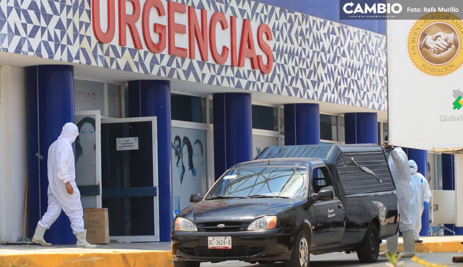 Federación reporta 44 muertes y 75 contagios más en Puebla
