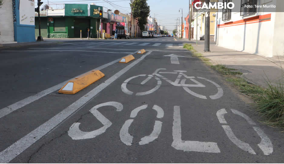 Ciclistas reprochan a Lalo Rivera que considere quitar ciclopistas y biciestacionamientos (VIDEO)