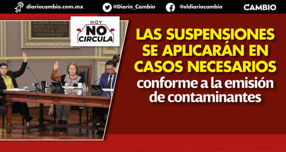 Congreso aprueba que Smadsot pueda aplicar el Hoy No Circula (VIDEOS)