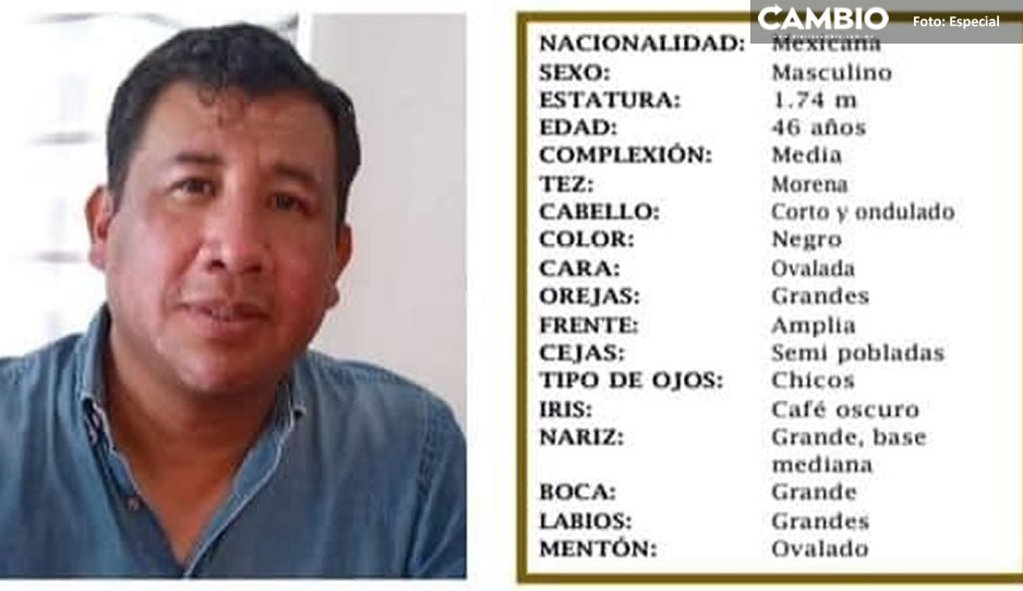Jaime César desapareció el 19 de abril en Cuautlancingo; viajaba rumbo a Tehuacán