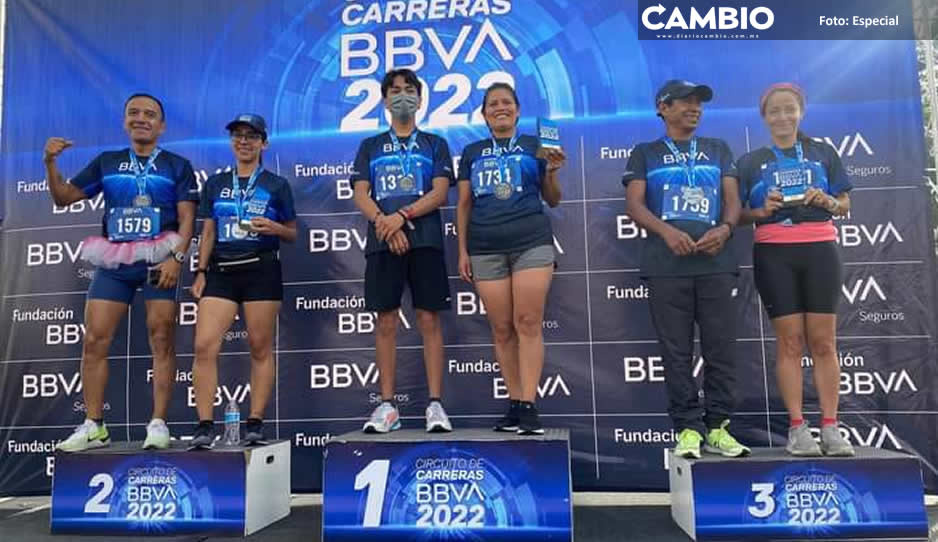 Se realiza con éxito carrera BBVA 5k en San Pedro Cholula