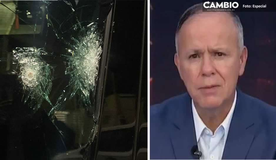 FOTOS: Así quedó la camioneta blindada que salvó la vida a Ciro Gómez Leyva
