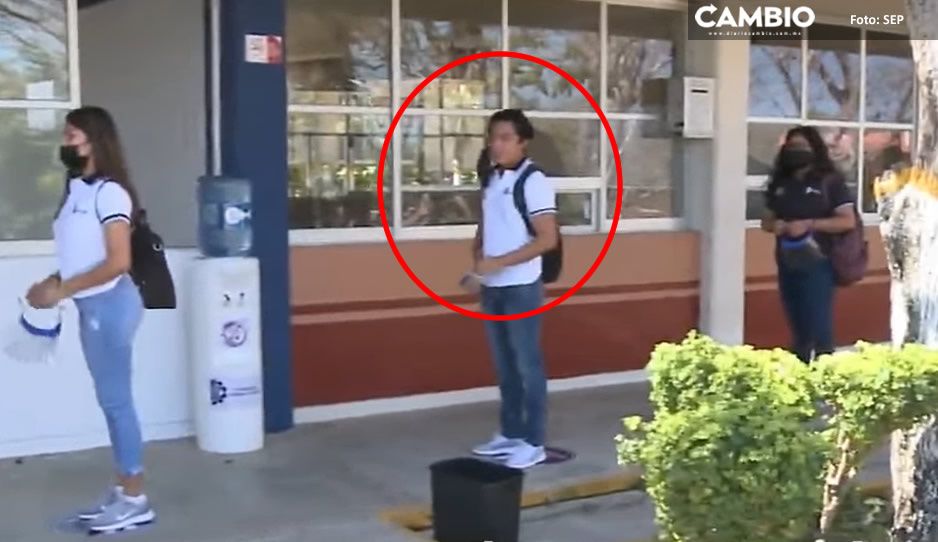 #EpicFail: SEP promueve regreso a clases con alumno sin cubrebocas (VIDEO)