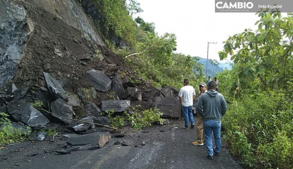 Fuertes lluvias dejan afectaciones en ocho municipios de Puebla