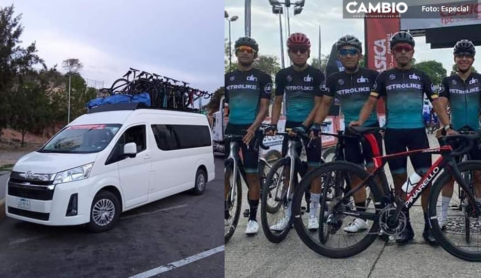 ¡Ahora en el Triángulo Rojo! Asaltan a ciclistas de Jalisco se llevan hasta la camioneta