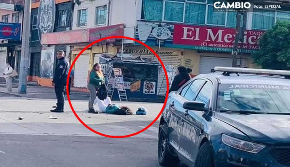 Patrulla de Lalo atropella a poblana en la 31 Poniente
