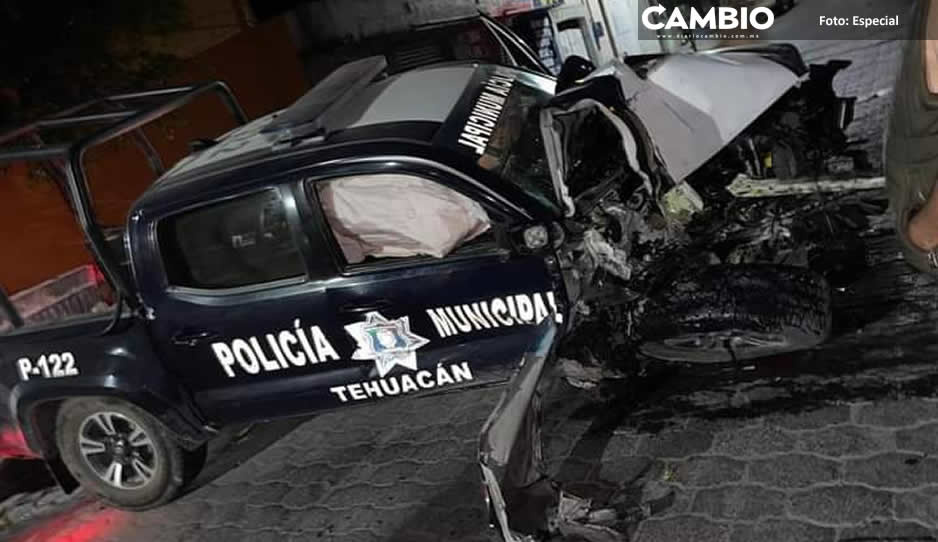 En diez meses policías de Tehuacán han destrozado 12 patrullas