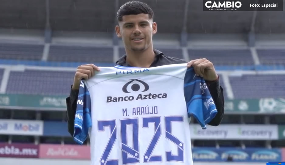 Club Puebla renueva a Maxi Araújo hasta el 2025